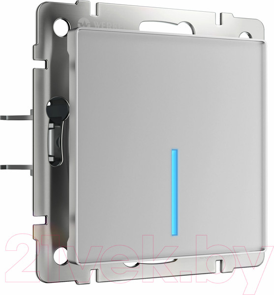 Изображение товара Выключатель Werkel W4510006 Сенсорный одноклавишный (серебряный)