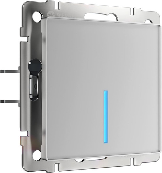 Изображение товара Выключатель Werkel W4510106 Сенсорный одноклавишный (серебряный)