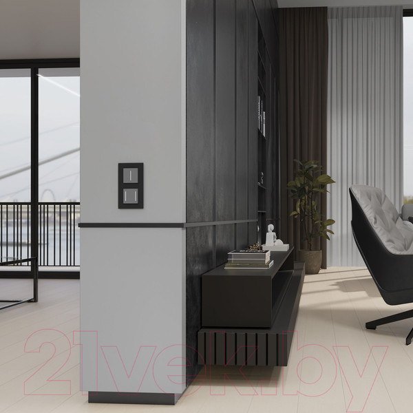 Изображение товара Выключатель Werkel W4512006 Сенсорный одноклавишный (серебряный)