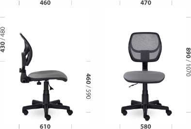 Изображение товара Кресло офисное UTFC Вальтер б/п (TW-01/С11/черный)