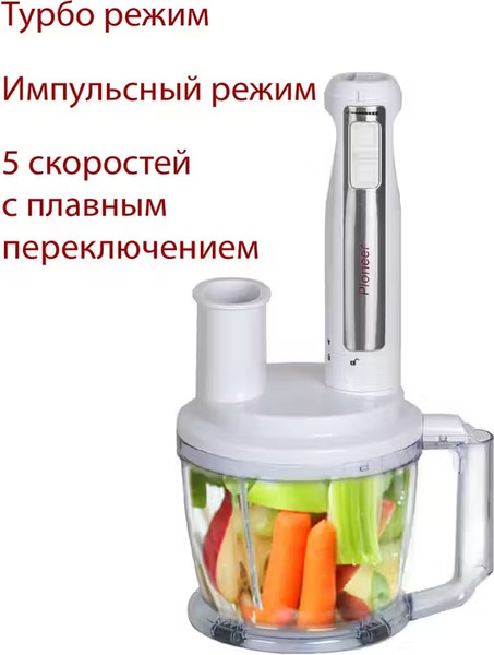 Изображение товара Блендер погружной Pioneer HB135S (белый)