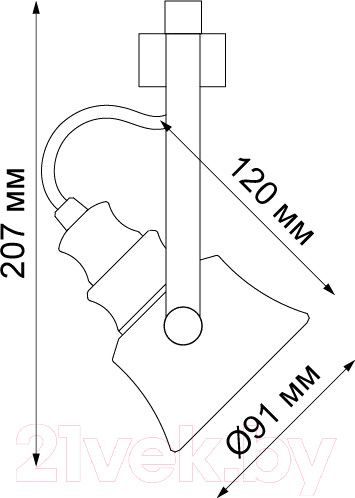 Изображение товара Трековый светильник Novotech Veterum 370548