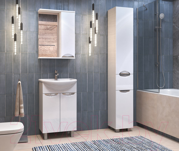 Изображение товара Шкаф с зеркалом для ванной Vigo Callao 500 R