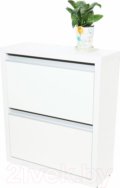 Изображение товара Тумба для обуви Элана Люкс 2.70 (белый/белый)