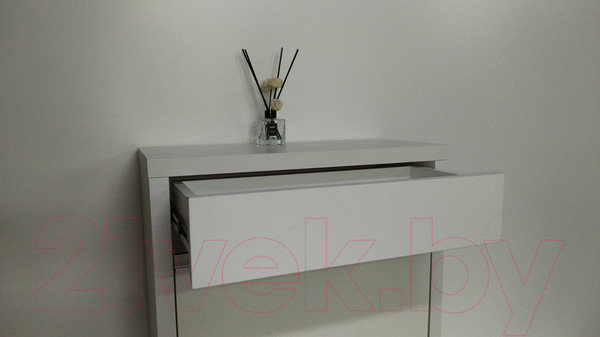 Изображение товара Тумба для обуви Элана Люкс 2.70ш (белый/белый)