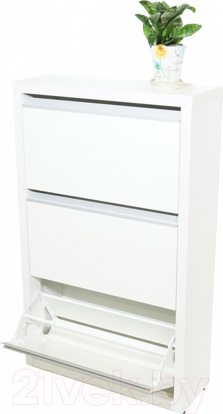 Изображение товара Тумба для обуви Элана Люкс 3.70 (белый/белый)