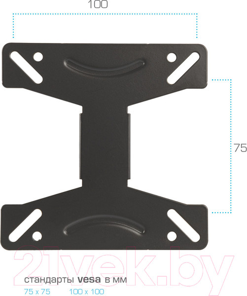 Изображение товара Кронштейн для телевизора VLK Trento-102 (черный)