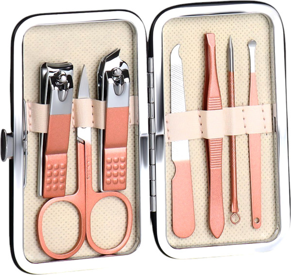 Изображение товара Набор для маникюра Queen Fair 6936227 (бежевый)