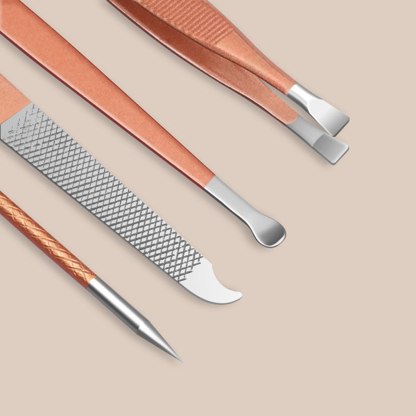 Изображение товара Набор для маникюра Queen Fair 6936227 (бежевый)