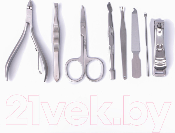 Изображение товара Набор для маникюра Queen Fair Metallic / 5198963 (розовый)