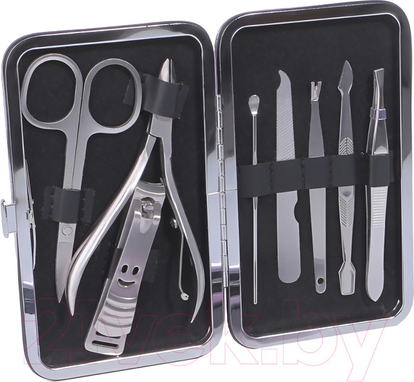 Изображение товара Набор для маникюра Queen Fair Metallic / 5198963 (розовый)