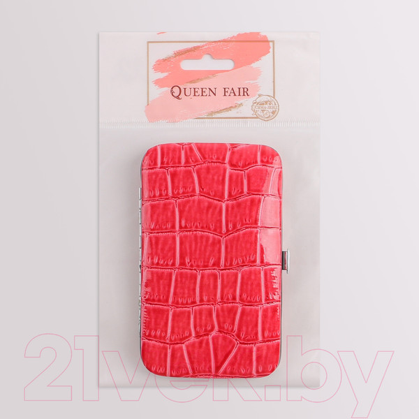 Изображение товара Набор для маникюра Queen Fair Рептилия / 5198966 (красный)