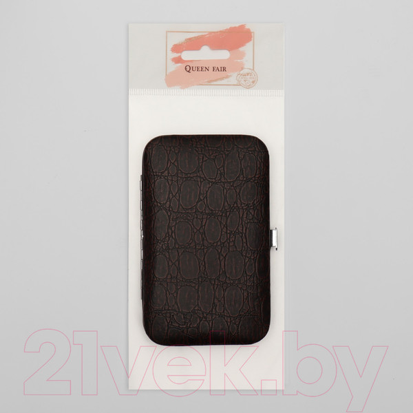 Изображение товара Набор для маникюра Queen Fair Рептилия / 5198964 (коричневый)