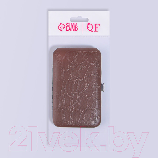 Изображение товара Набор для маникюра Queen Fair Рептилия / 5198964 (коричневый)