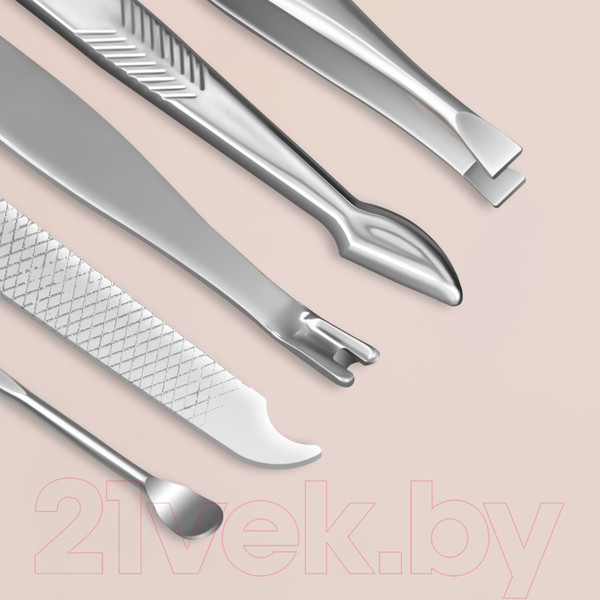 Изображение товара Набор для маникюра Queen Fair Рептилия / 5198964 (коричневый)