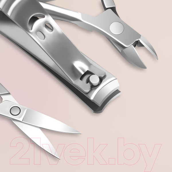 Изображение товара Набор для маникюра Queen Fair Рептилия / 5198964 (коричневый)