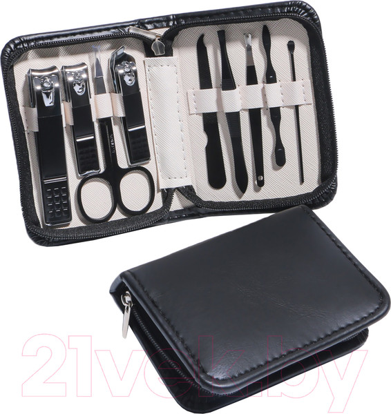 Изображение товара Набор для маникюра Queen Fair 9703798 (черный)