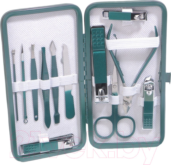 Изображение товара Набор для маникюра Queen Fair 9703795 (изумрудный)