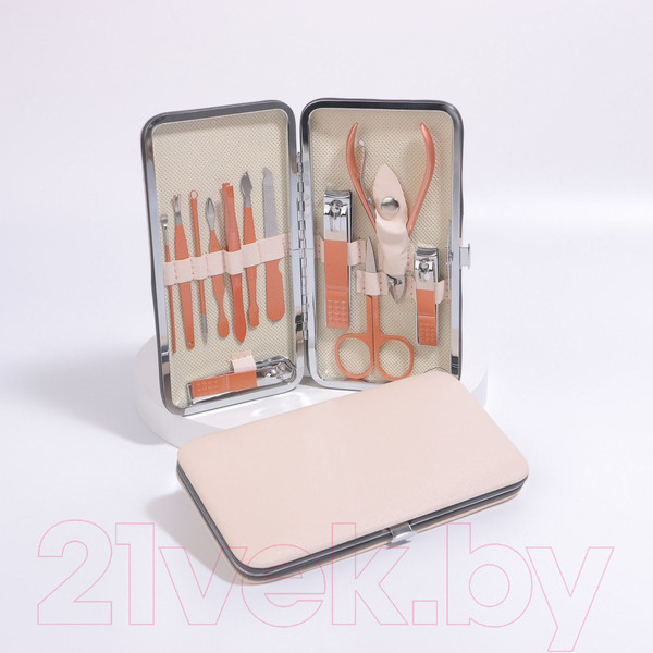 Изображение товара Набор для маникюра Queen Fair 9703797 (бежевый/розовое золото)