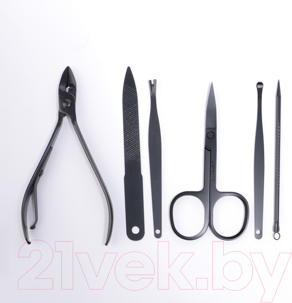 Изображение товара Набор для маникюра Queen Fair 6936226 (черный/красный)