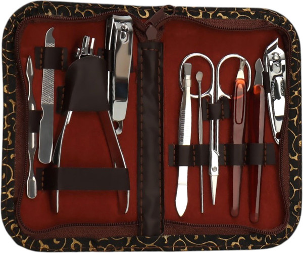 Изображение товара Набор для маникюра Queen Fair 831017 (коричневый)