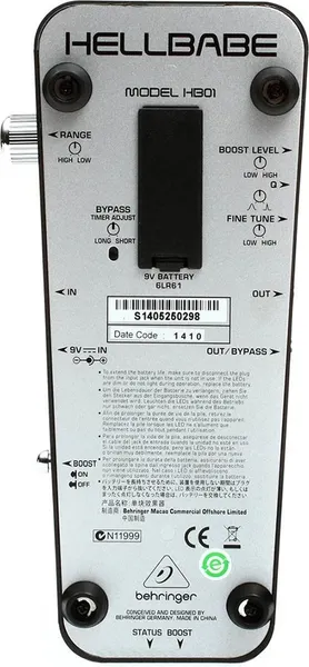 Изображение товара Педаль электрогитарная Behringer HB01