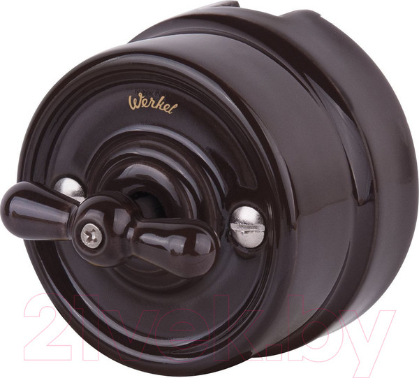 Изображение товара Выключатель Werkel Ретро W5620014 (коричневый)