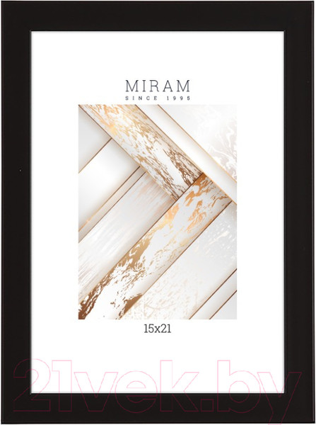 Изображение товара Рамка Мирам Со стеклом 641807-6 (15x21)
