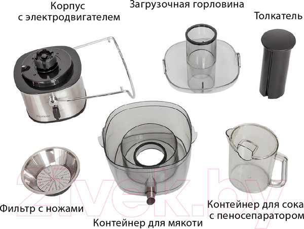 Изображение товара Соковыжималка электрическая Pioneer JC2050