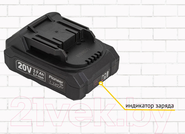 Изображение товара Аккумулятор для электроинструмента Pioneer BT-M20V2sl USP