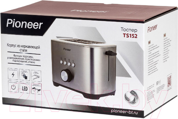 Изображение товара Тостер Pioneer TS152