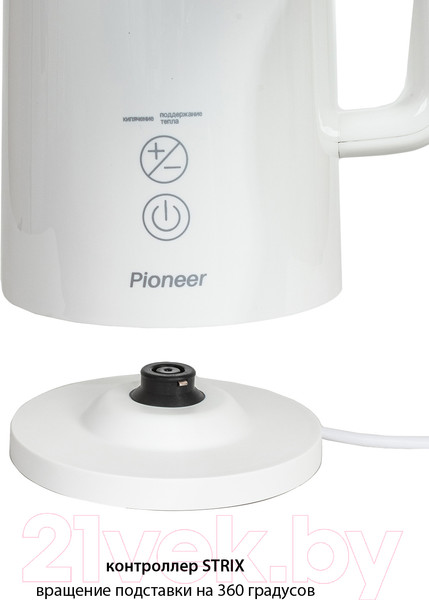 Изображение товара Электрочайник Pioneer KE577M (белый)