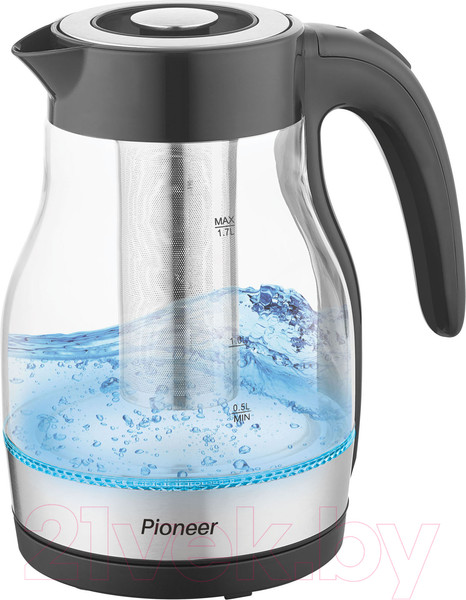 Изображение товара Электрочайник Pioneer KE802G (черный)