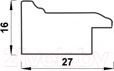 Изображение товара Рамка Мирам 657120-15 (30x40)