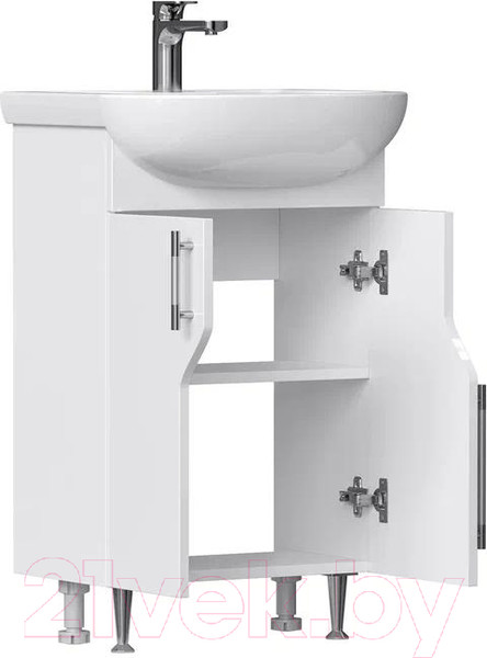 Изображение товара Тумба с умывальником Volna Bruno 50.2D Рива 50 (напольная)