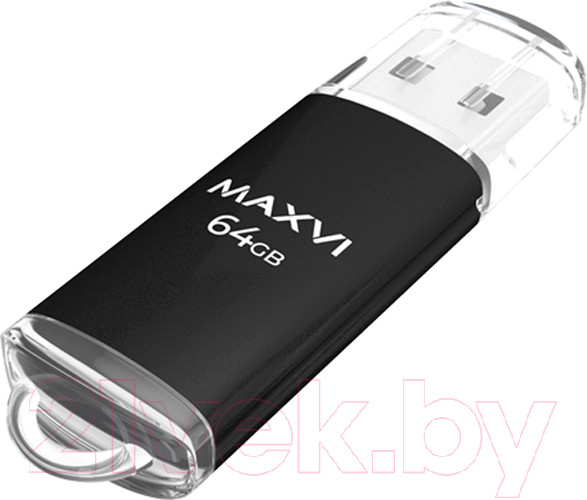 Изображение товара USB flash накопитель Maxvi MP 64GB 2.0 (черный)