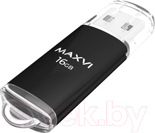 Изображение товара USB flash накопитель Maxvi MP 16GB 2.0 (черный)