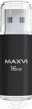 Изображение товара USB flash накопитель Maxvi MP 16GB 2.0 (черный)