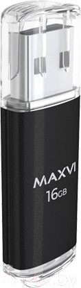 Изображение товара USB flash накопитель Maxvi MP 16GB 2.0 (черный)