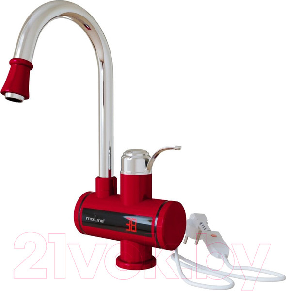 Изображение товара Кран-водонагреватель Mixline WH-003 (красный)