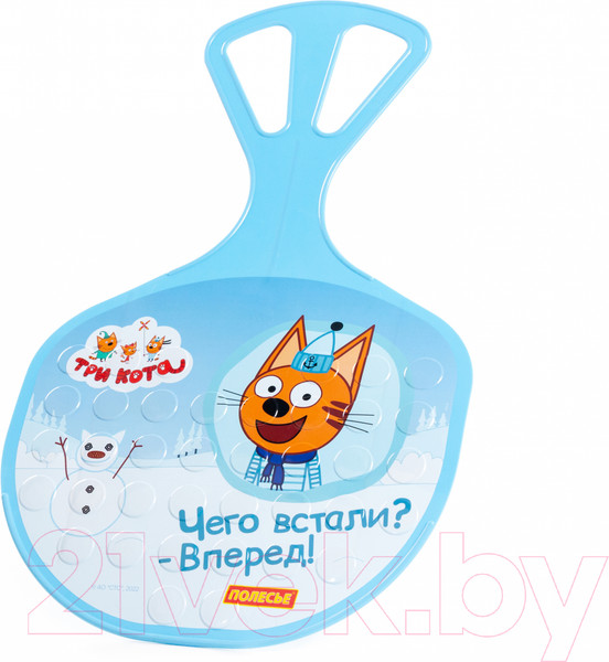 Изображение товара Санки-ледянка Полесье №3 Три кота / 96562