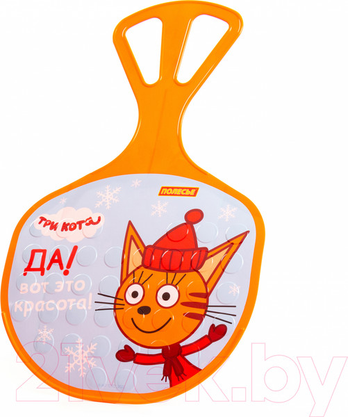 Изображение товара Санки-ледянка Полесье №3 Три кота / 96562