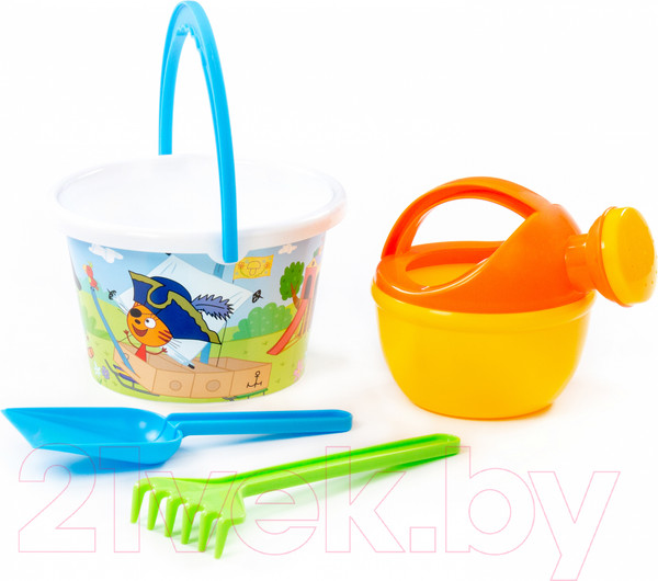 Изображение товара Набор игрушек для песочницы Полесье Три кота / 73676