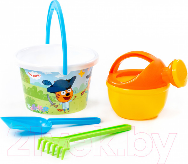 Изображение товара Набор игрушек для песочницы Полесье Три кота / 73676