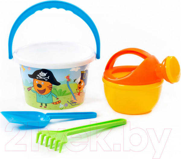 Изображение товара Набор игрушек для песочницы Полесье Три кота / 73676