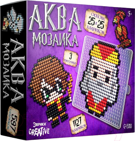 Изображение товара Развивающая игра Эврики Аквамозаика. Волшебники / 10125231