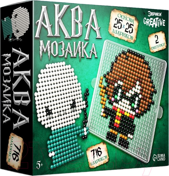 Изображение товара Развивающая игра Эврики Аквамозаика. Волшебники / 10125234