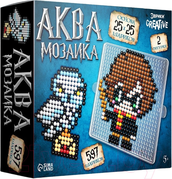 Изображение товара Развивающая игра Эврики Аквамозаика. Волшебники / 10125232