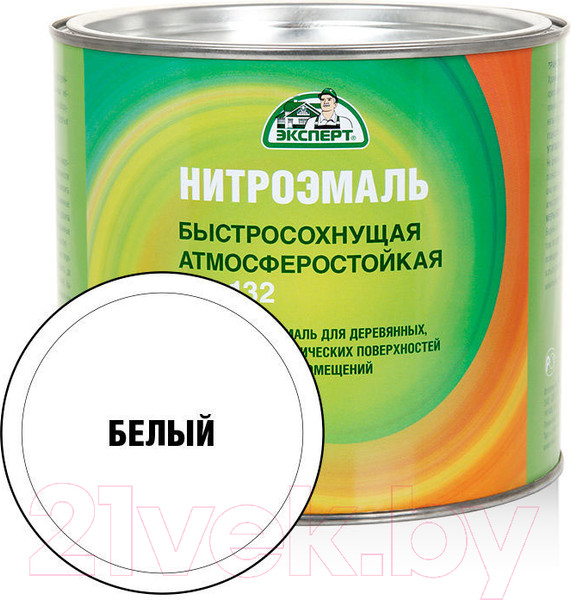 Изображение товара Эмаль Эксперт НЦ-132М (1.7кг, белый)