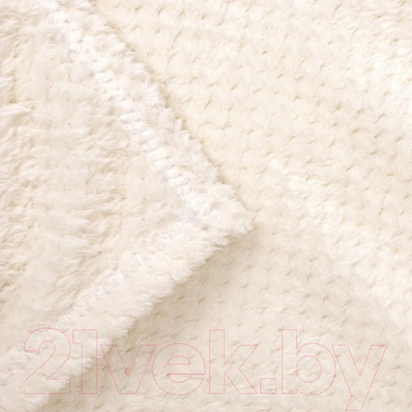 Изображение товара Плед Casa Conforte Nonna Inspiration 110x150 / 6155293 (молочный/белый)